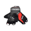 Guante dedos cortos Awa Pro 5051 L negro rojo