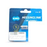 Conector para cadena KMC 9 velocidades 1 unidad silver