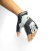 Guante dedos corto Fas Air Vent talle L - Negro y gris