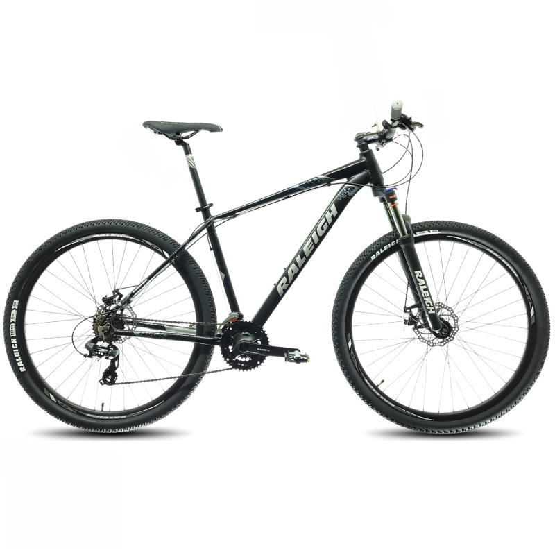 10324A.png Bicicleta R-29 MTB alum. 21v Raleigh Mojave 2.0 19/L Shim. Negro Gris - Imagen 1