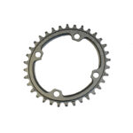 ENGRANAJE MONOPLATO OVAL DECKAS 34 DTES BCD 104 NEGRO SHIMANO