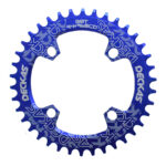 ENGRANAJE MONOPLATO ALUM 38 DTS DECKAS 96+94 BCD P/SHIMANO M4000 AZUL 10/11/12V