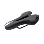 Asiento MTB Gel Fire Bird Antiprostatico Negro Ancho