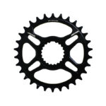 Engranaje monoplato alum 30dts Awa Direct Mount p/Shimano 12v Negro