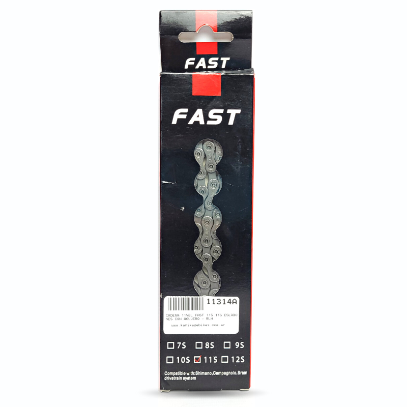 11314A-7.png Cadena 11 vel. Fast SP1102 116 eslabones - Imagen 1