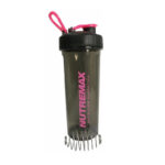 Shaker Vaso Mezclador Nutremax 750ml Negro Rosa