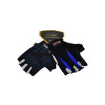 Guantes dedos cortos Sintex Aldi Man talle M-gel negro azul