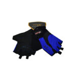 Guantes dedo cortos Sintex 60066 M negro azul con gel