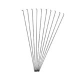 Rayos negros 270x2mm con niples importados Malasia