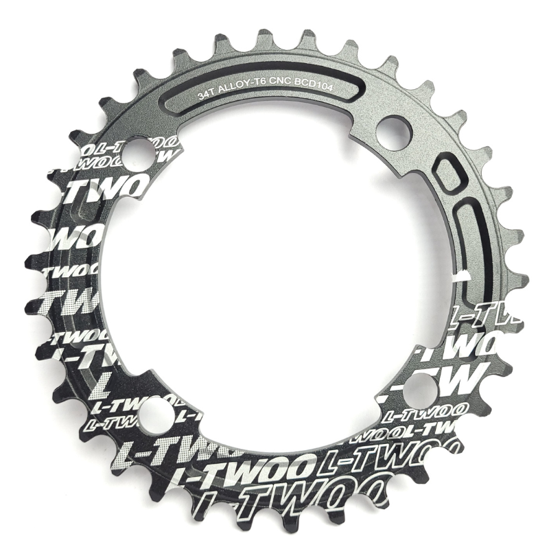 11680A-2.png Engranaje monoplato Ltwoo 34 dts bcd 104 alum Negro - Imagen 1