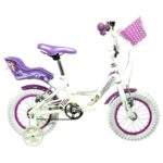 BICICLETA NENA TOPMEGA FLEXYGIRL  R-12 BLANCO LILA