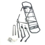 Portapaquete aluminio importado regulable negro discos