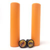 Puños MTB ESI Grips Racers Edge Silicona 131mm Naranja 50g - Imagen 2