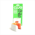 Soporte p/colgar bicicleta en pared Hornit Clug talle M/33-43mm/1,3-1,7/8-20kg blanco, naranja