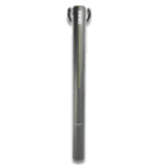 CAÑO PORTASILLA CARBONO 31.6X370mm SARS NEGRO C/ GRAMPA CARB