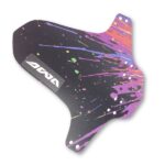 Gardabarro AWA pvc delantero c/precintos color negro morado