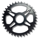 Engranaje monoplato AWA 36 Shimano direct mount alum Negro