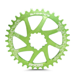 Engranaje monoplato Deckas aluminio 36dts Sram GXP 3mm Verde