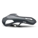 Asiento MTB c/depresion DDK mod2375 Negro y blanco