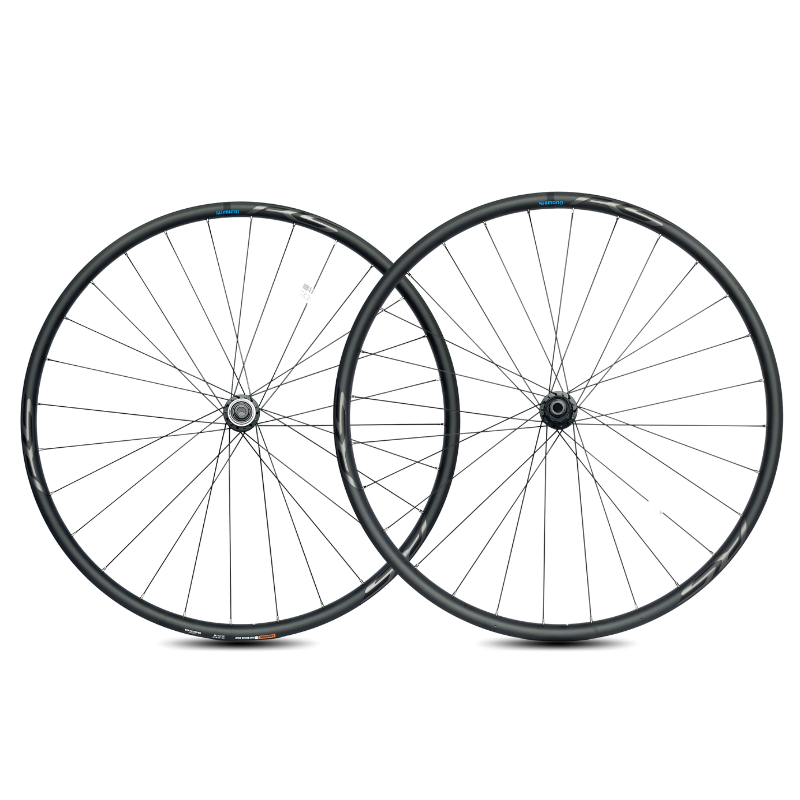 13576A-2.png Ruedas R28 jgo ruta Shimano RS171 11V negro 28ag eje pasante - Imagen 1