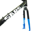 Cuadro R28 Ruta alum. Sars Capped M/52 Negro, gris y azul - Imagen 3