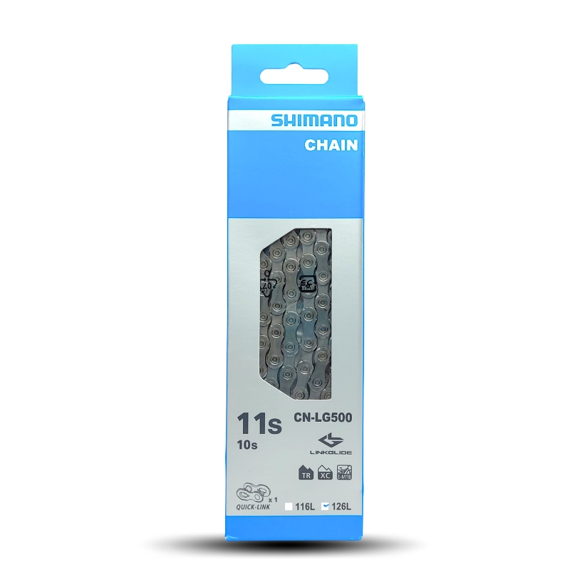 xr:d:DAFM_HhKEto:5649,j:4667268116974229595,t:23122115 Cadena 11/10 (Cues) vel Shimano Cues CN-LG500 126 es - Imagen 1