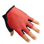 Guantes dedos cortos Shimano Junior Airway gloves M Rojo y negro
