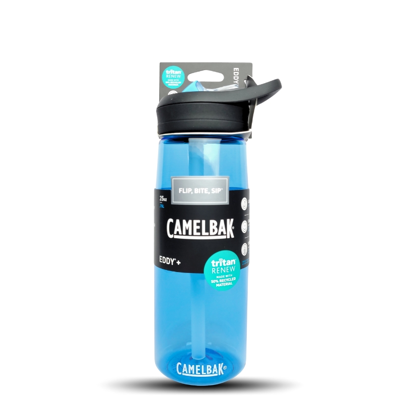 xr:d:DAFM_HhKEto:5877,j:2319771764490484411,t:24020717 Botella de hidratacion Camelbak Eddy+ 25oz/750ml antiderrame Azul - Imagen 1