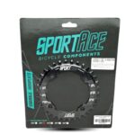 Engranaje monoplato alum 34 dts Sportace BCD 104 Color negro