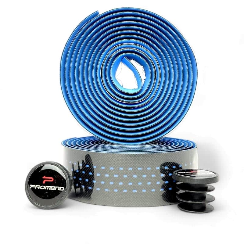 13853D-1.jpg Cinta para manubrio Bicycle Tape GH082 negro y azul 2000x30mm - Imagen 1