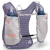 Mochila chaleco hidratante runnig Camelbak women´s trail run Morado y gris - Imagen 2
