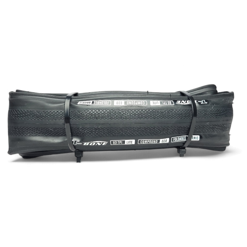 14039A-1.jpg Cubierta clincher kevlar 700x25C Jiluer J-18 80Tpi negro - Imagen 1