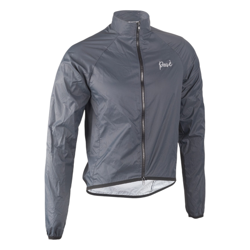 14062C.jpg Indumentaria Pave - Campera impermeable rompeviento gris - M - Imagen 1