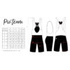 Indumentaria Pave - Calza maillot Pro Team negro talle L - Imagen 2