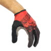 Guantes dedos largos SportAce sin abrojo L negro y rojo
