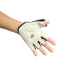 Guantes dedos cortos IZUMI L Negro Rojo - Imagen 2