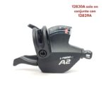 MANIJAS DE CAMBIO LTWOO A2 7 VEL NEGRO SHIFTER C/ABRAZADERA - CON VISOR - SL-V4007- solo se vende en conjunto con derecho 3v 12829a P/21V