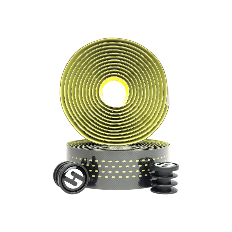 14613C-2.jpg Cinta para manubrio Toseek THT50 negro y amarillo - Imagen 1
