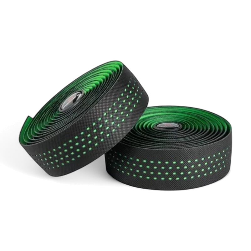 14613F.jpg Cinta para manubrio Toseek THT50 negro y verde - Imagen 1