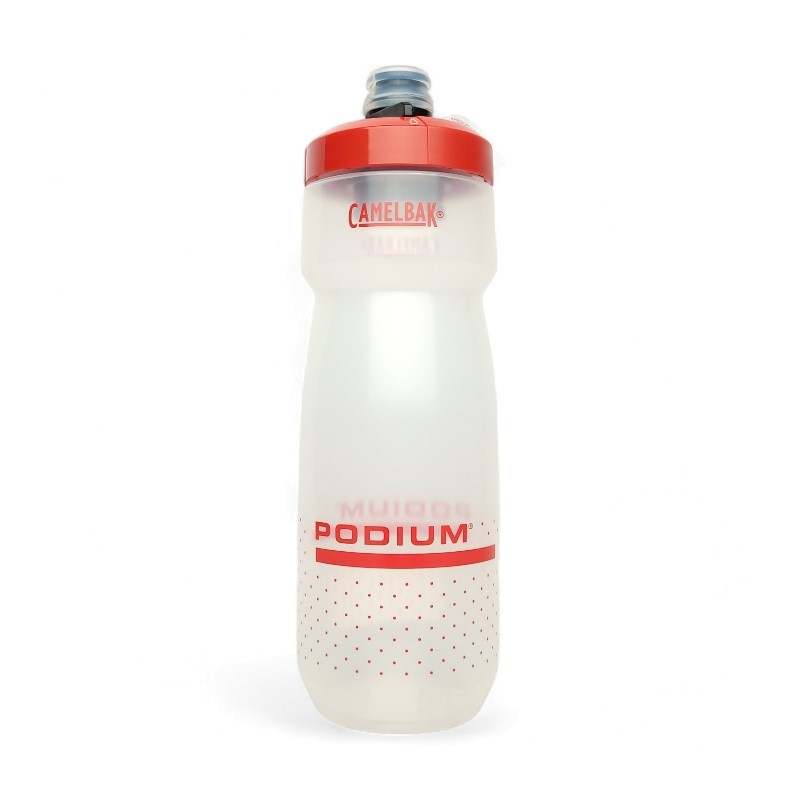14625A-1.jpg Caramañola 700cc/24oz Camelbak Fiery red Transparente y rojo - Imagen 1