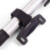 Inflador de mano Serfas Big Stick plateado doble valvula 100psi max - Imagen 3