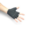 Guantes dedos cortos SportAce sin abrojo L negro y gris - Imagen 2