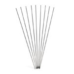 Rayos rectos negros AWA 298*2mm C/niples importados