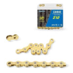 Cadena 12vel Toopre Z12 116 eslabones dorada 1/2 X 11/128