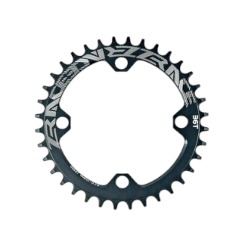14896A-2.jpg Engranaje monoplato alum. 36dts Zrace 104BCD p/Shimano / Sram negro sin tornillos - Imagen 1