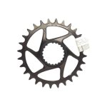 ENGRANAJE MONOPLATO ALUM 28 DTS DCP P/SHIMANO DIRECT MOUNT 3mm OFFSET 12V - REDONDO NEGRO