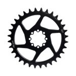 Engranaje monoplato alum. 32dts DCP T-Type p/Sram 8 Torn Omm negro