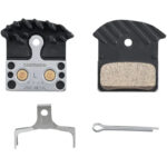 Pastillas de freno a disco Shimano BP-J04C-MF Metal C/disipa
