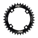 Engranaje monoplato alum 36 dts Sportace BCD 104 simetrico p/shim. Negro