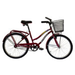 Bicicleta R-24 Paseo full dama. Negro y Rosa